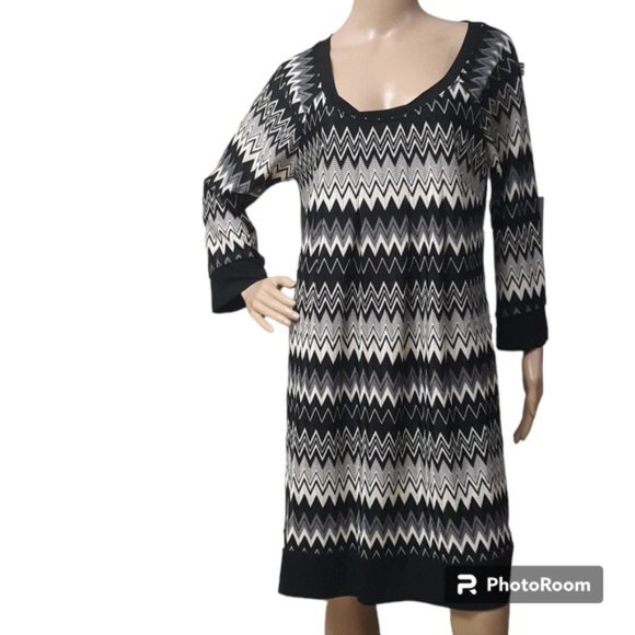 Sweater Dress Aztec Southwest Lightweight XL New - Picture 2 of 6